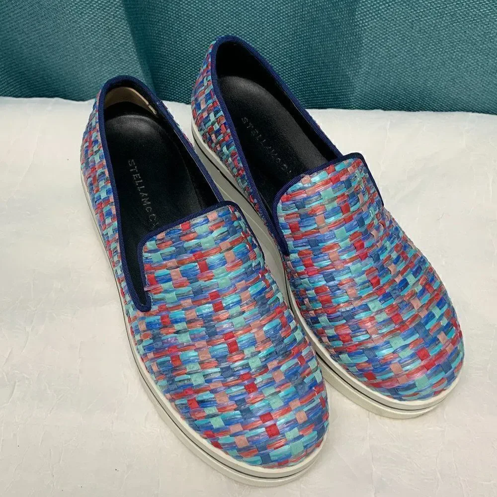 Stella McCartney Rainbow Platform Loafers Size 6.5